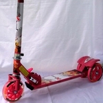 Самокат детский трехколесный со светящимися колесами