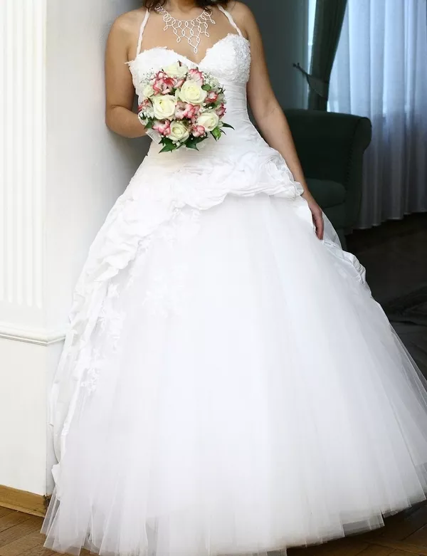 Свадебное платье,  размер 44-48,  рост 164-174+подарок