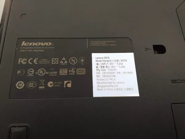 Ноутбук Lenovo G570 (59319683) 2
