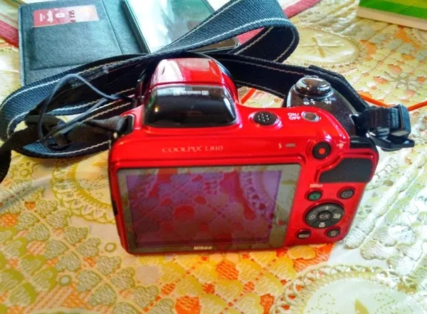 Фотоаппарат неисправный Nikon Coolpix L810 красный 4