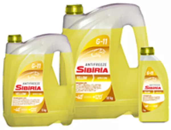 Антифриз SIBIRIA -40 желтый,  1 кг