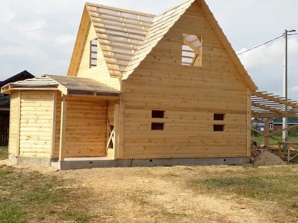 Строим недорогие Дома из бруса от 11 000 руб по всей Могилевской обл 3