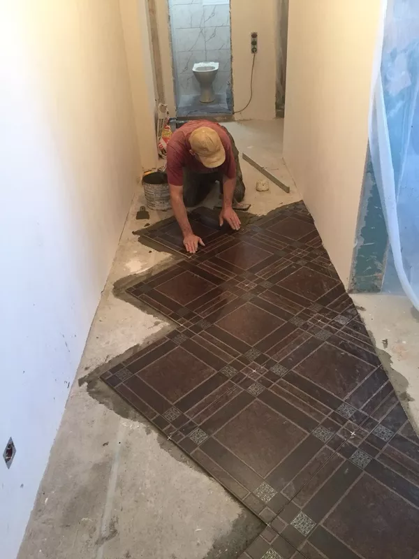 Кафельщик-укладка плитки,  мозаики на пол и стены 4