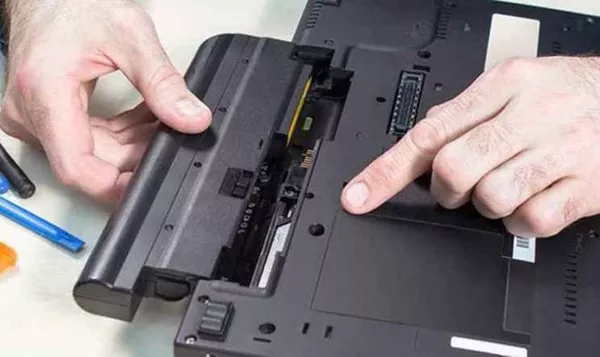 Замена аккумуляторной батареи в ноутбуках Asus,  Acer,  Dell,  HP,  Lenovo,  LG,  MSI