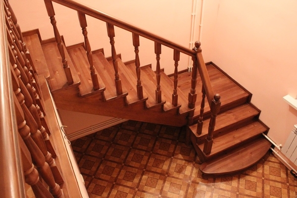 Лестницы межэтажные деревянные - собственное производство и монтаж. 4